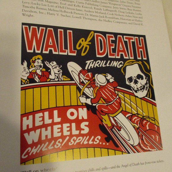 Harley Davidson Vintage 2000 Large White Black Red Graphic Motorcycle Book - Picture 5 of 10